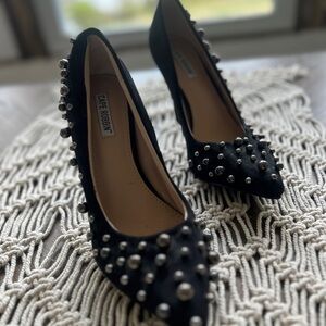 Cape Robbin Black Studded Stiletto Heels